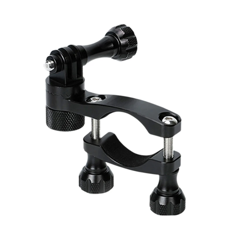 Black Велосипедный зажим для Gopro Xiaoyi Sj4000 камеры аксессуары держатель велосипеда кронштейн Поворот 360 градусов - Цвет: Black