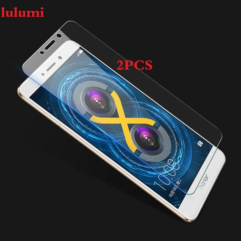2 шт. закаленное Стекло для huawei GR5 2017 BLL L21 L22 Mate9 Lite случае Экран протектор на Honor 6X BLN