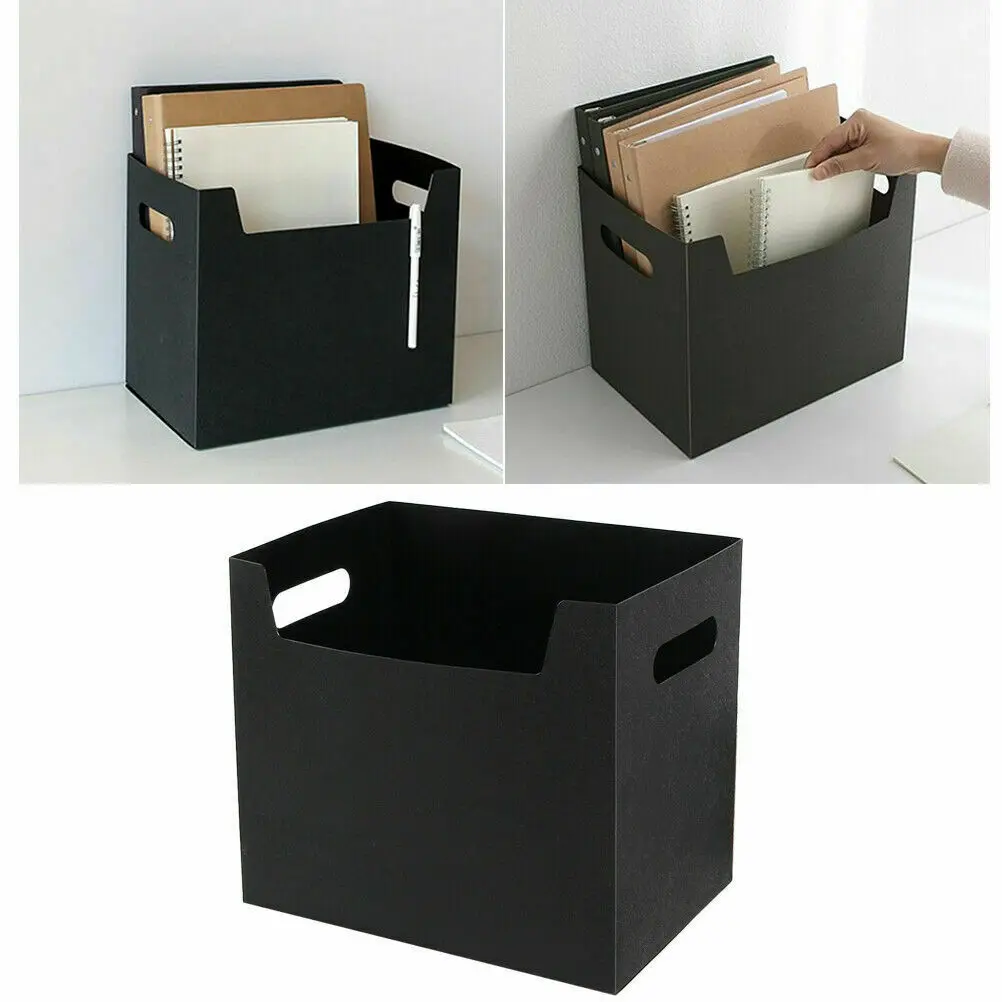 

Multipurpose Portable PP Books File Box Paper Holders Office Documents Desktop Organizer Kit Big Storage Boxes