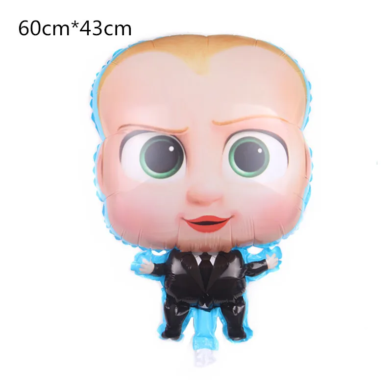 

Boss baby aluminum foil latex balloon birthday party decorations Globos children's toys baby bath products