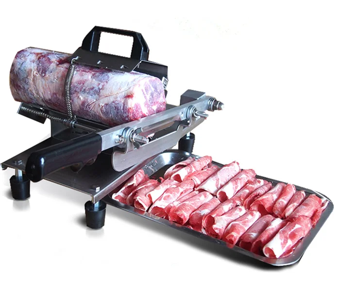 

Manual Meat Cutter Household Lamb Kebab Roll Slicer Cut Meat Planer Beef Mutton Grinder