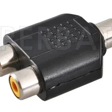 Superbat 5 шт. RCA аудио адаптер RCA Джек на два RCA Jack/Jack радиочастотный адаптер