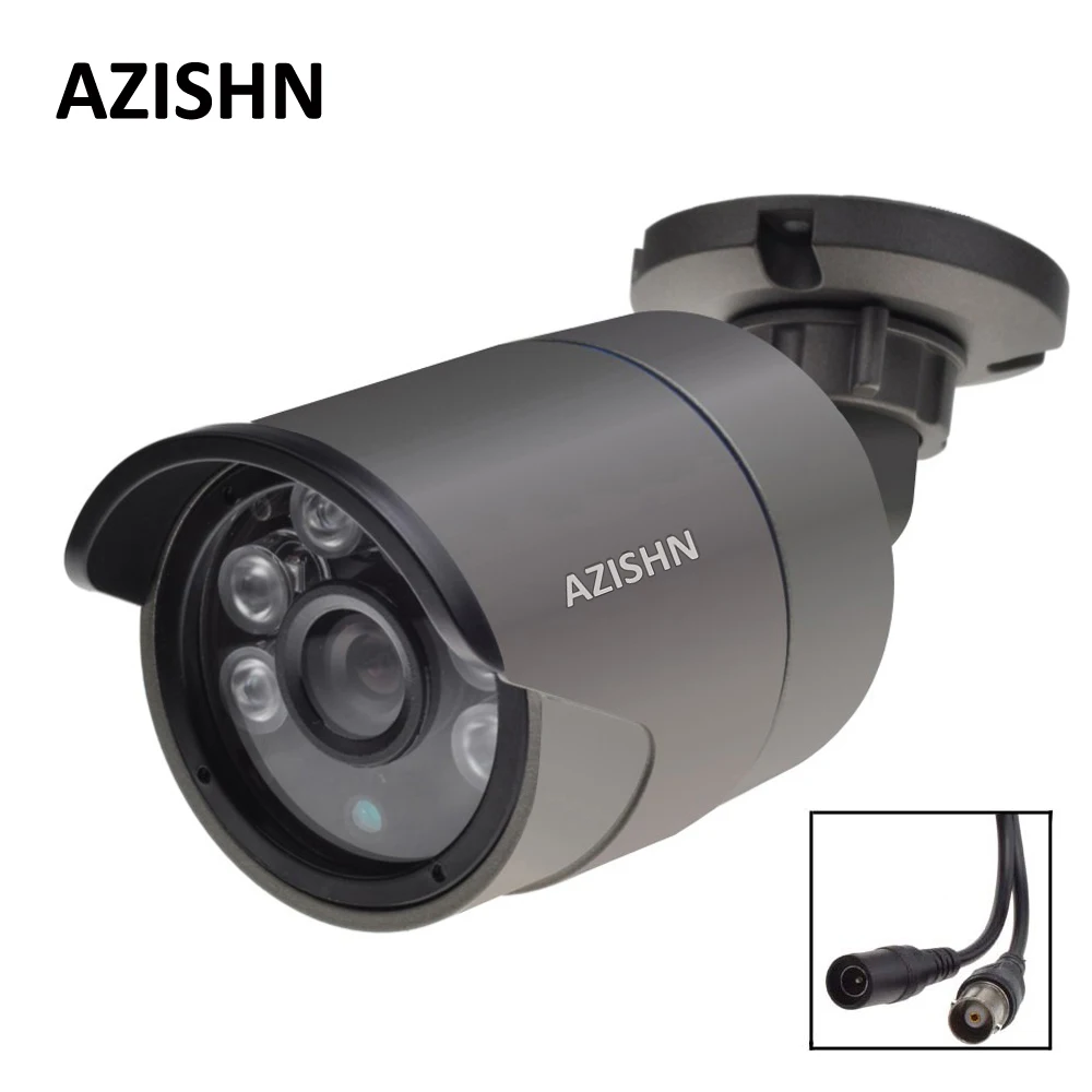 Камера видеонаблюдения AZISHN 5 МП 1/2 дюйма IP66 6 светодиодов|camera ir cut|security surveillance