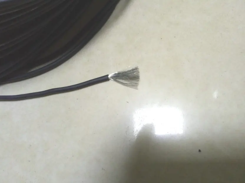 1 Катушка 200 м 3KV DC 18AWG Высокое напряжение силиконовая линия красный провод кабель