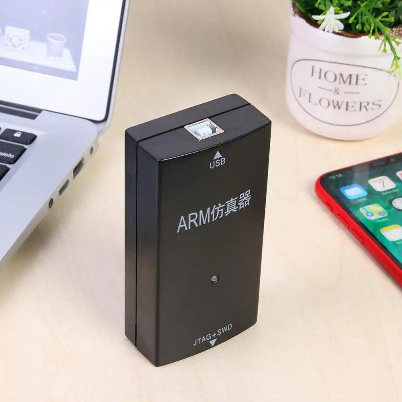 ALLOET الكمبيوتر محركات الأقراص المرنة المحاكي الاكسسوارات عالية السرعة J-رابط JLink V8 USB الذراع Cortex-M4/M0 المصحح المحاكي