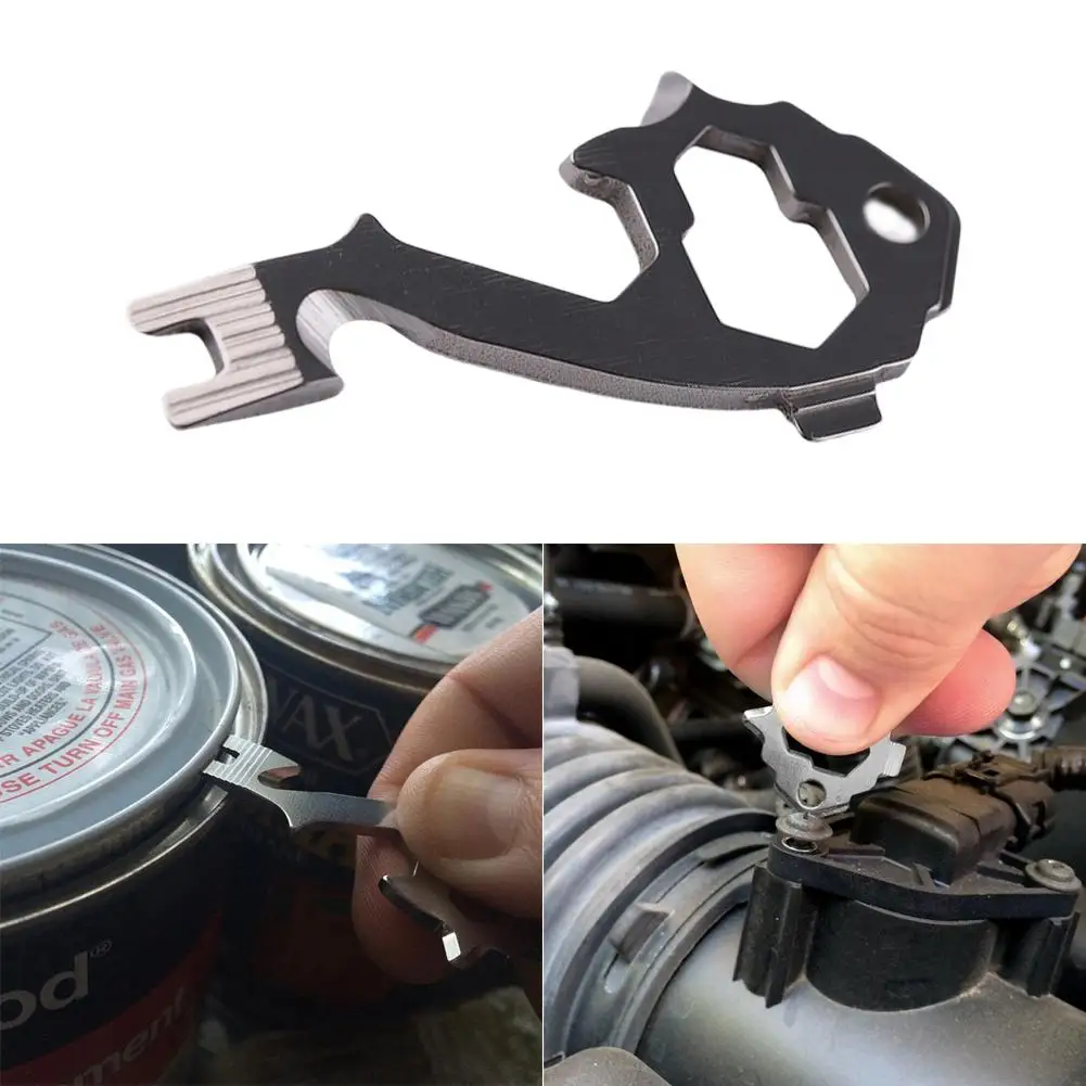 20 In 1 Camping Key Chain Outdoor Wrench Stainless Steel Repair Multi-tool For Mountaineering | Спорт и развлечения