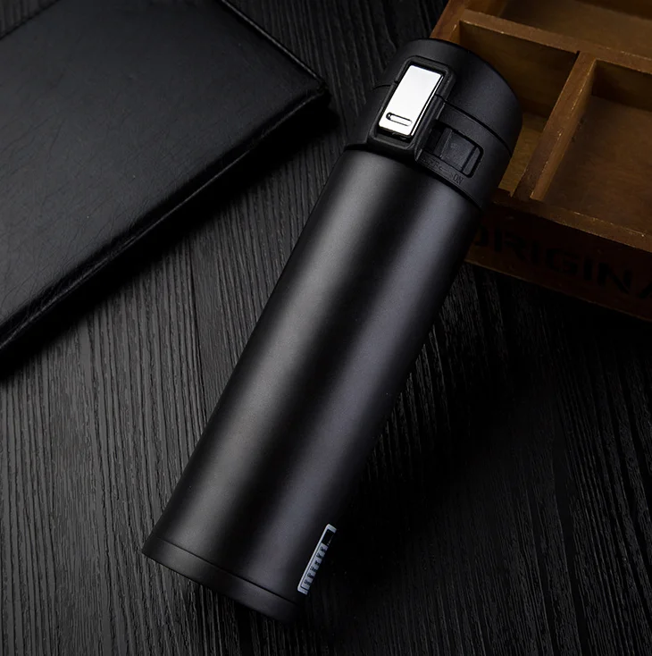 500ml Thermos Cup New Design Double Wall Stainless Steel Vacuum Flasks Coffee Tea Milk Travel Mug Thermo Bottle Gifts
