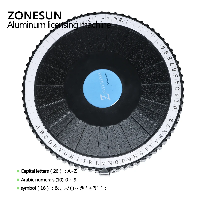 ZONESUN ручного тиснения машина бирка собаки гравер нержавеющая стальная