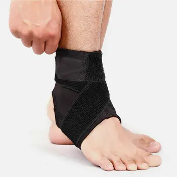 Verstelbare Sport Enkel Compressie Mouwen Brace Ondersteuning Basketbal Protector Bandage Voet Wrap