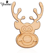 Yiustar Cute Mini Hippo Ikon Kepala Pin Kayu Pin Bros Menawan Cinta Manis Hutan Kerah Pin untuk Wanita Anak Perempuan pesta Hadiah(China)