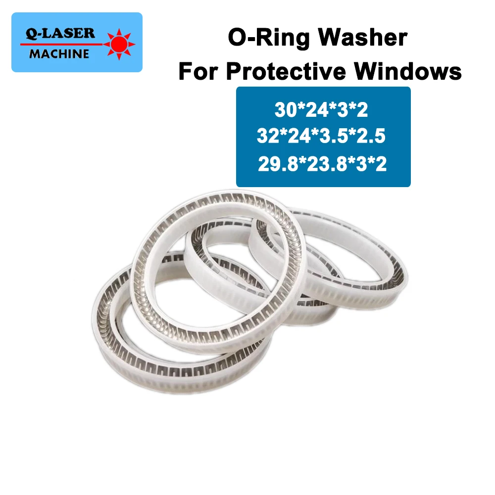 

O-Ring Washer Protective Windows for Fiber Laser Head 1064nm