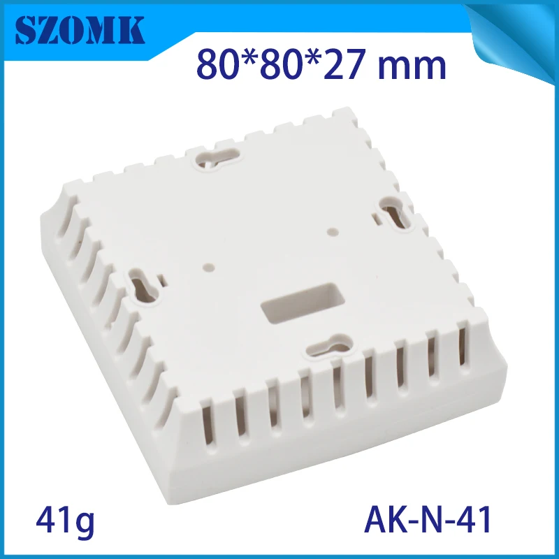 

10 pcs/lot abs plastic diy led sensor housing for electronics diy design and case housing for pcb size Temperature and humidity