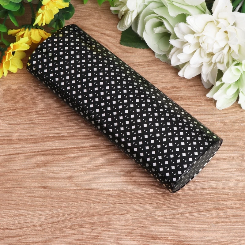 Hard Glasses Case Spectacle Box Eyeglasses Case For Women Iron Sheet Optical Bag Myopia Box Oval Magnet Eye Reading Handmade