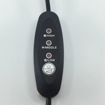 

5pcs 5V usb Three-speed Temperature Switch Control Line For Heating Eye Mask Temperature Control Timing 3-speed