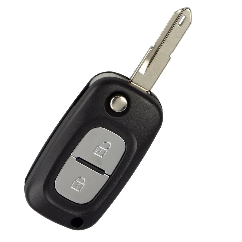 Keyecu модифицированный флип дистанционный ключ 2B 433 МГц PCF7946 чип для Renault VIVARO MOVANO