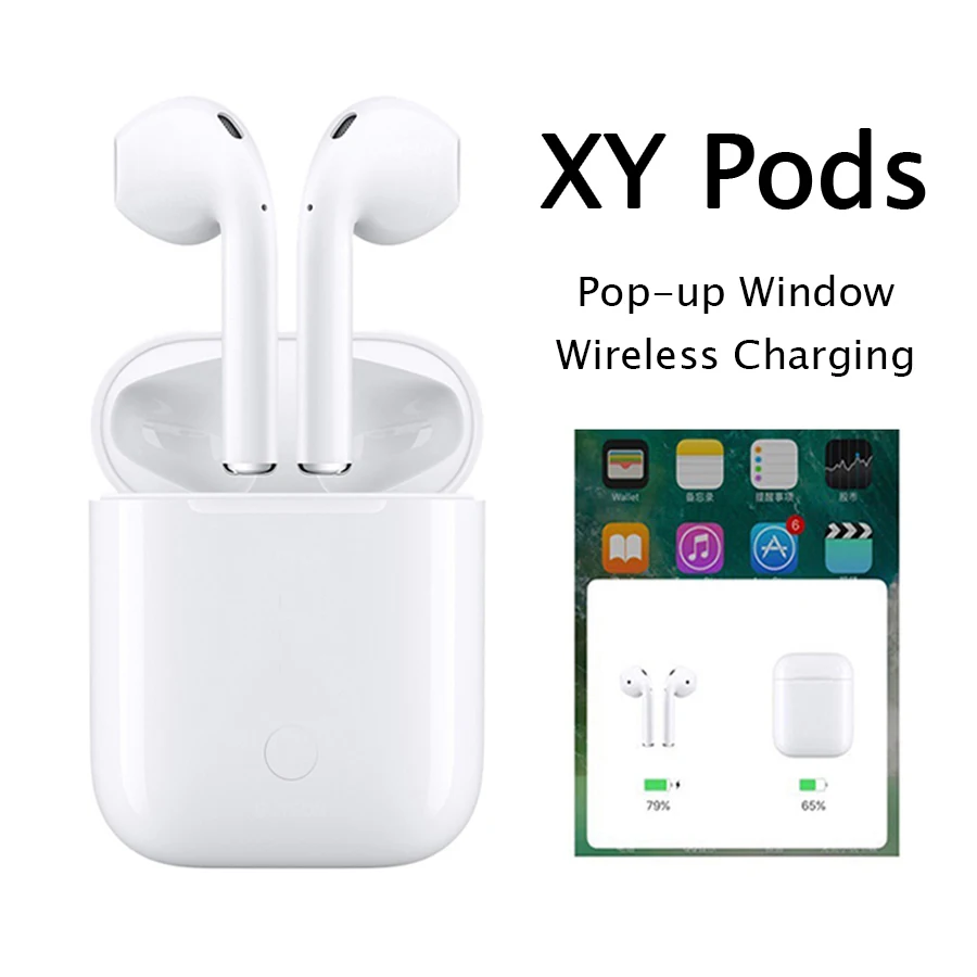 

XY Pods pk W1 Chip TWS Bluetooth Earphones Wireless Earphone Touch Control Earbuds xy Pods 1:1 tws not LK TE9 i12 i10 Head phone
