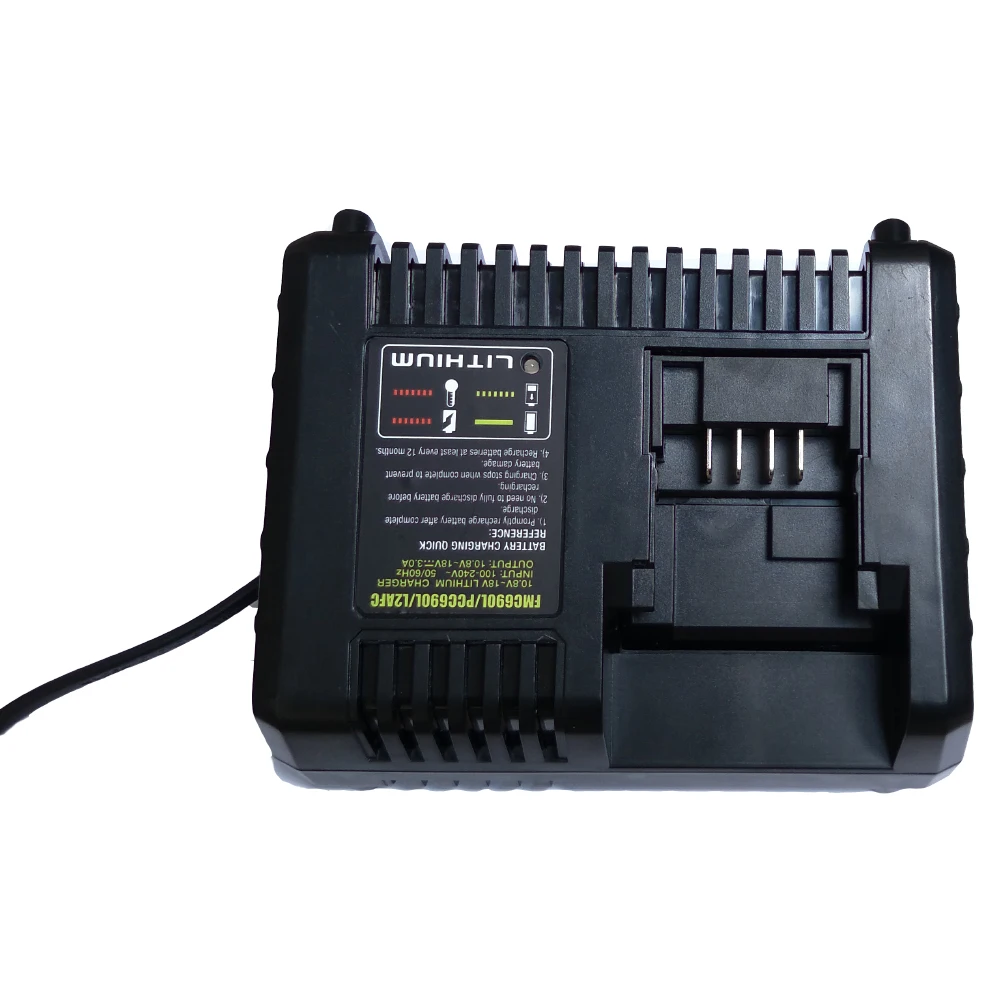 Для Black Decker Porter cable для Stanley 10 8 V 20 литий ионная батарея замена зарядное устройство
