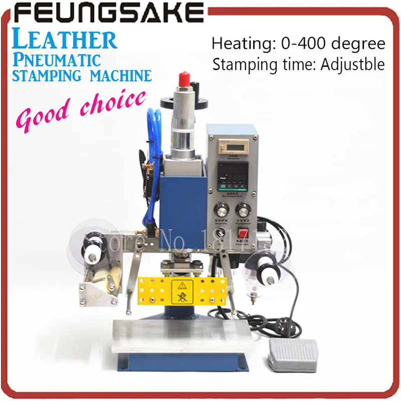 

Pneumatic Stamping Machine 13*10,leather printer,Creasing machine,hot foil stamping machine,marking press,embossing machine 220v