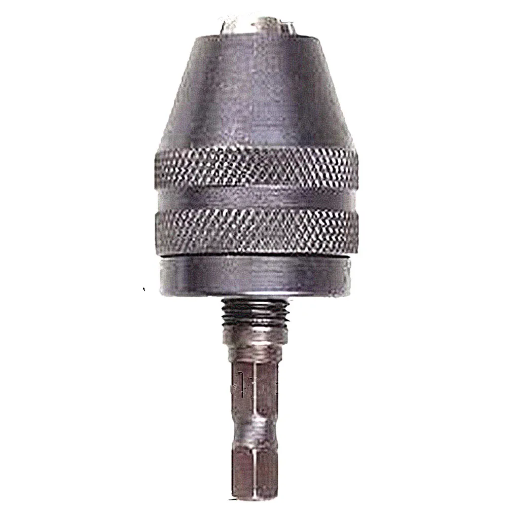 Keyless Drill Chuck Adapter Screwdriver Impact Driver Adaptor Mm Hex Shank Drills Grinder