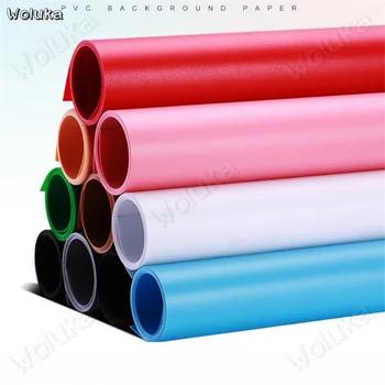 

60*130cm Photo background cloth keying background paper PVC scrub background plate Pure Color photography Accessories CD50 T02