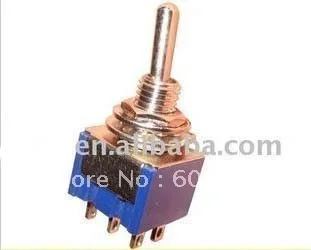 

Toggle Switch 6-Pin DPDT ON-ON 6A 125VAC