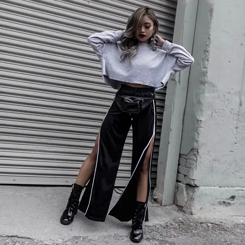 Track pants open side Clearance