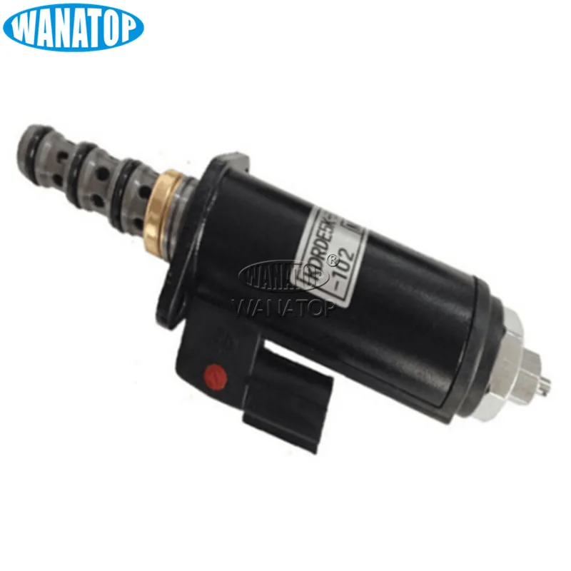 New Hydraulic Excavator Solenoid Valve YT35V00013F1 KWE5K-31 G24DA50 for Kobelco SK200/250-6E