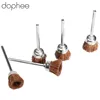 dophee Dremel Accessories 3mm Brown Soft Nylon Polishing Cup Brush Wheels Metal Buffing Polishing for Mini Drill Rotary Tools *5 ► Photo 3/6
