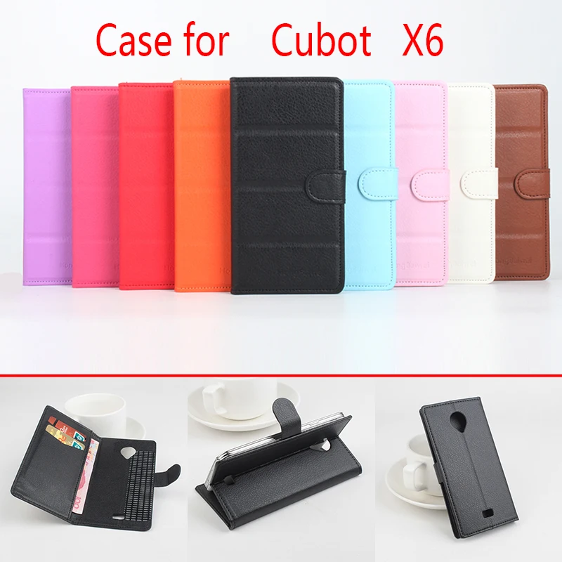 Чехол HongBaiwei Cubot X6 Роскошный кожаный флип-кошелек сумка чехол для Винтажный с