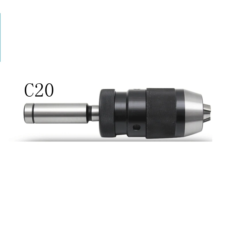 Mohs taper shank MT1 MT2 MT3 MT4 R8 straight shank connecting rod C12 C16 C20 C25 C32 B18 1-16mm self-tightening drill chuck