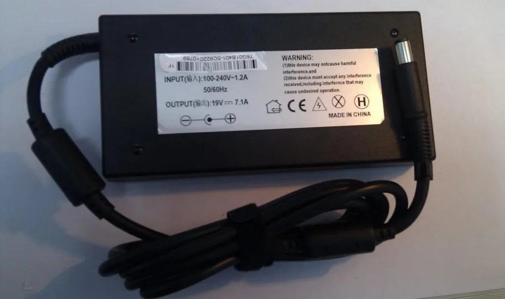 19V 7.1A Laptop adapter Power Supply All in one Charger for HP Compaq