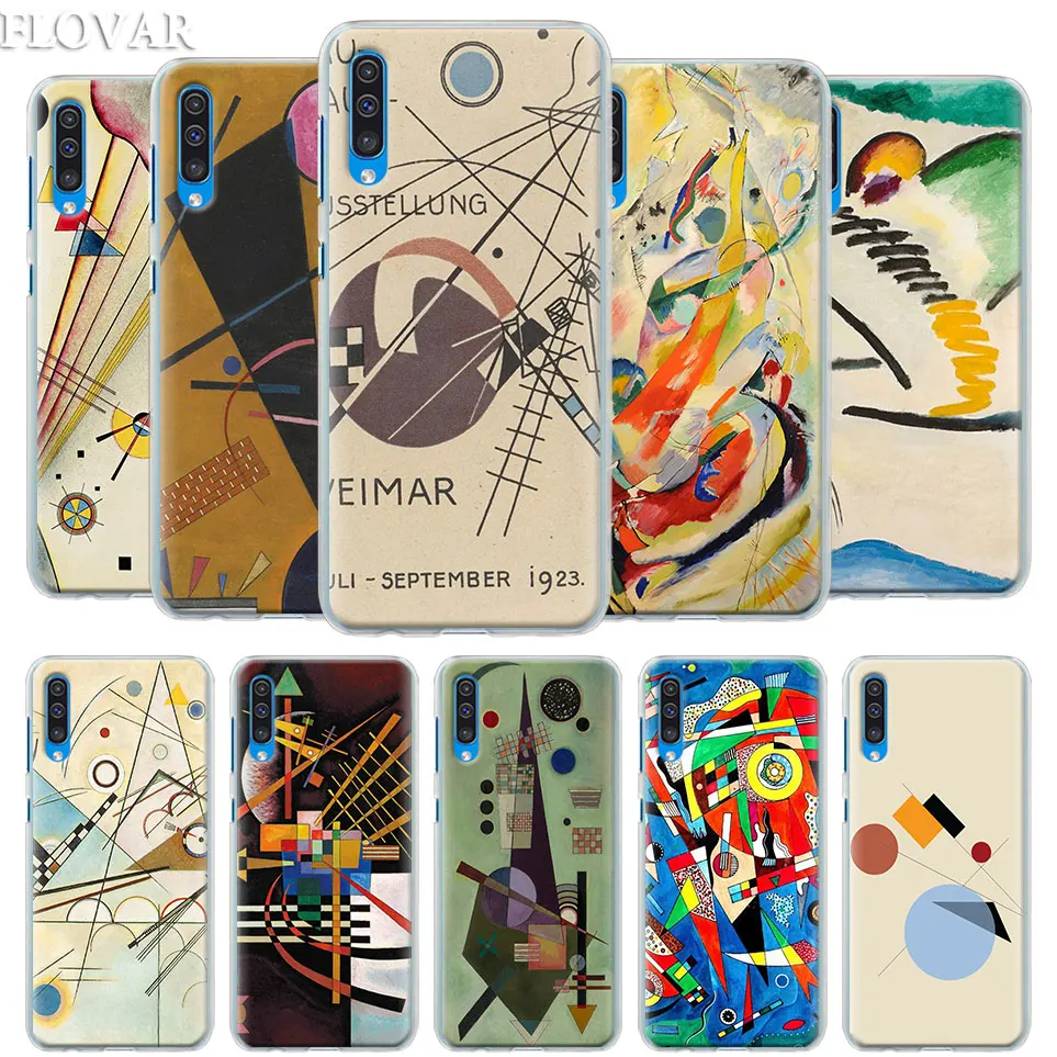 

Wassily Kandinsky Case Cover for Samsung Galaxy A30 A40 A50 A70 A6 A8 Plus A7 A9 2018 M30 Phone Case Coque