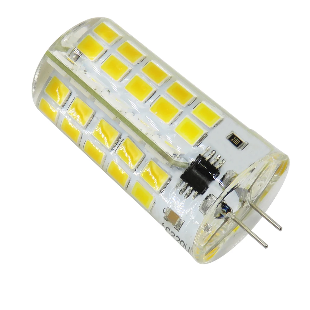 G4 5730SMD светодиодные лампы, 80leds LED con силиконовые лампы, затемнения Супер яркое пятно освещения хрустальные люстры AC110/220 В