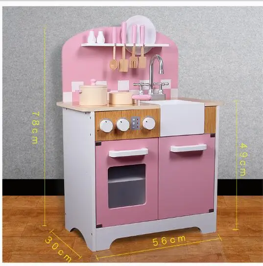 Скандинавский игровой дом игрушки многофункциональная детская игровая игрушка розовая Милая большая кухонная готовка настольная Имитация Модель игрушечная кухонная утварь
