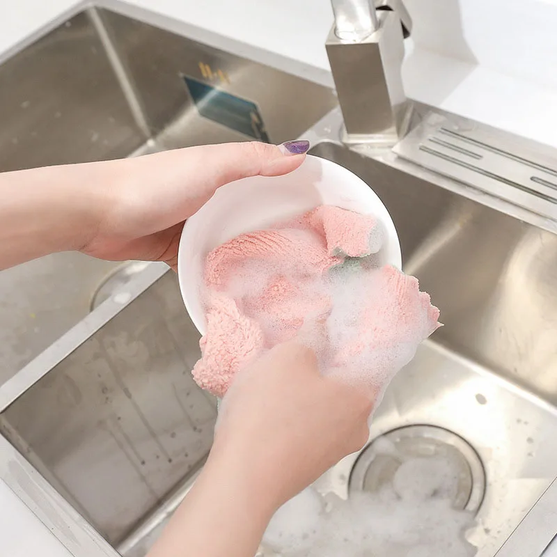 4 шт./лот супер абсорбент микрофибра кухонное блюдо ткань высокая эффективность посуда домашнее полотенце для уборки kichen Инструменты гаджеты