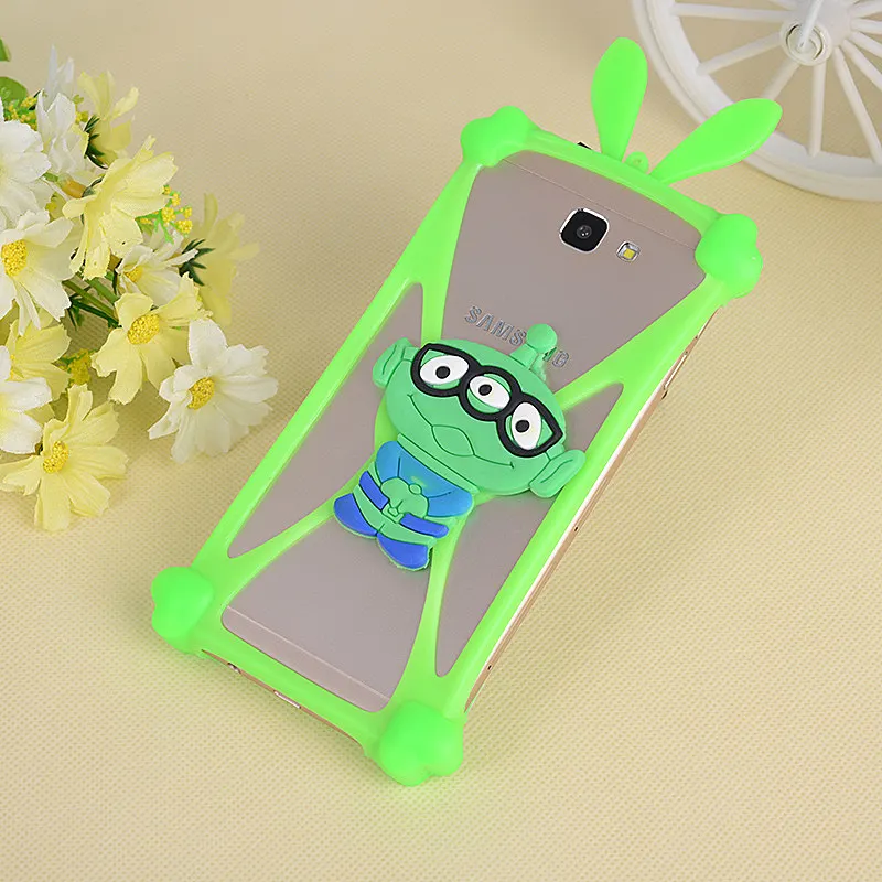 

Colorful Elastic Silicon 3D Cartoon Phone Case For General Mobile 4G GM5 Pluls Smartphone Phone Cute Universal Cover Coque
