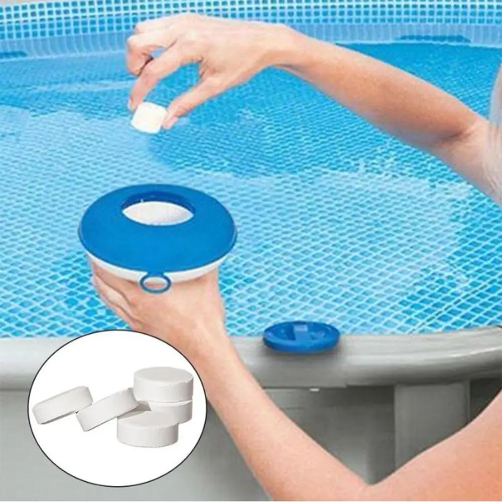 50 Pieces Of Swimming Pool Instant Disinfection Chlorine Dioxide Effervescent Tablets Strong Chlorine Fine Chlorine Disinfectant