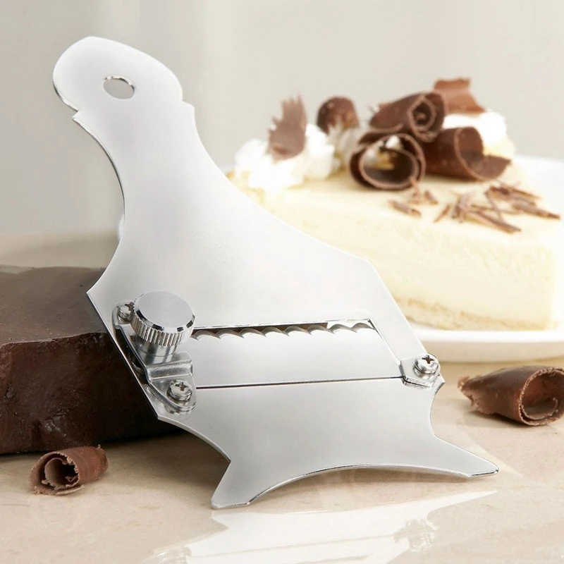

1Pcs Cheese Chocolate Vegetables And Truffle Slicer - Stainless Steel Adjustable Elegant Durable Shaver Razor Blade