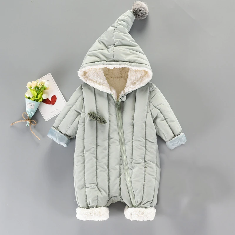 Baby Snowsuit Infant Boys Girls Jumpsuit Winter Thick Romper Newborn Baby Toddler Baby Clothes Cute Hooded Warm Clothing Baby Snowsuit Infant Boys Girls Jumpsuit Winter Thick Romper Newborn Baby Toddler Baby Clothes Cute Hooded Warm Clothing