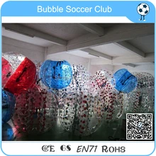 Горячая распродажа, надувной цвет футбольный пузырь, пузырьковый костюм, пузырьковый мяч для футбола