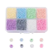 1 box 2mm 3mm 4mm szklana perła koraliki z czeskiego szkła okrągłe koraliki dystansowe luzem koraliki mieszane kolor dla DIY biżuteria akcesoria znalezienie Making