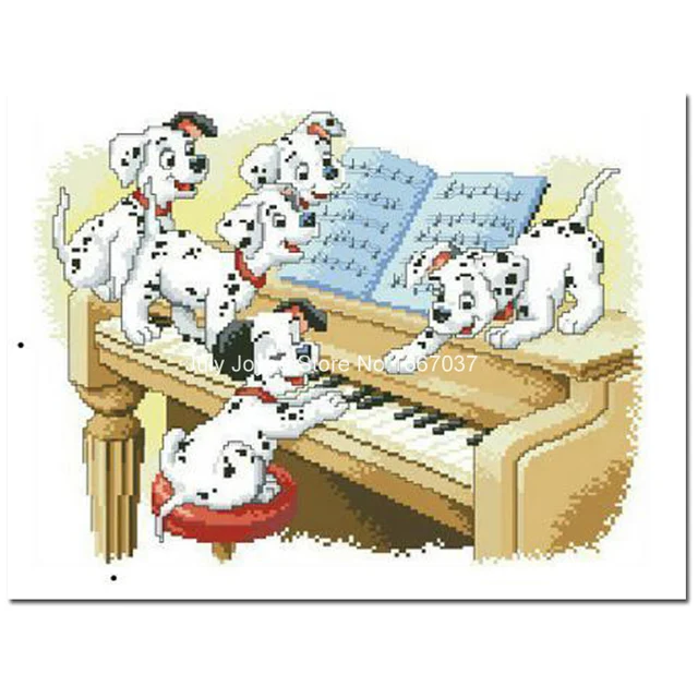 101 Dalmatians Cartoon cute dogs spotty dogs playing the ...
