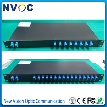 

Free Shipping 19inch 1U Rack Mount 2*16 Emtpy Metal Black PLC Rack,2x16ch Fiber Optic PLC Splitter Blank Rack