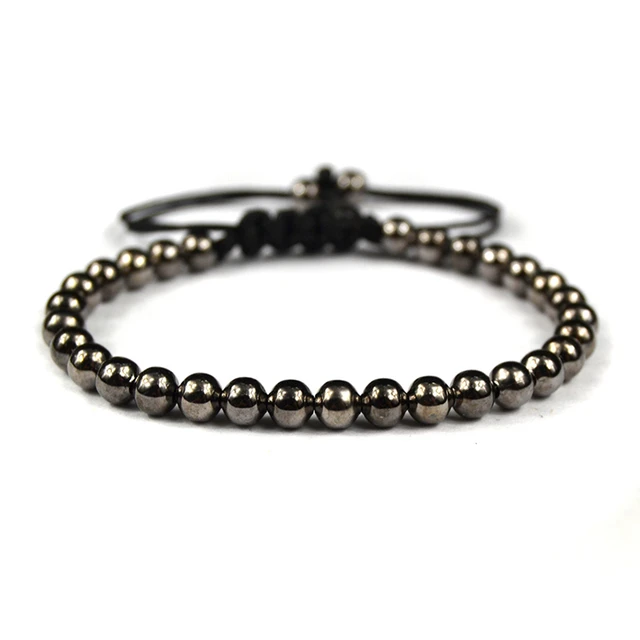 Anil Arjandas Bracelet homme 2017 or plaqué Perles tressage anil bracciali uomini bracelet Macramé Bracelet femme