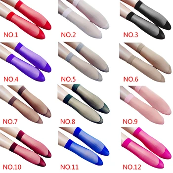 

Hot Sale Sales promotion 10 Pair Women Elastic Ultra-thin Transparent Short Crystal Socks Newest Fashion