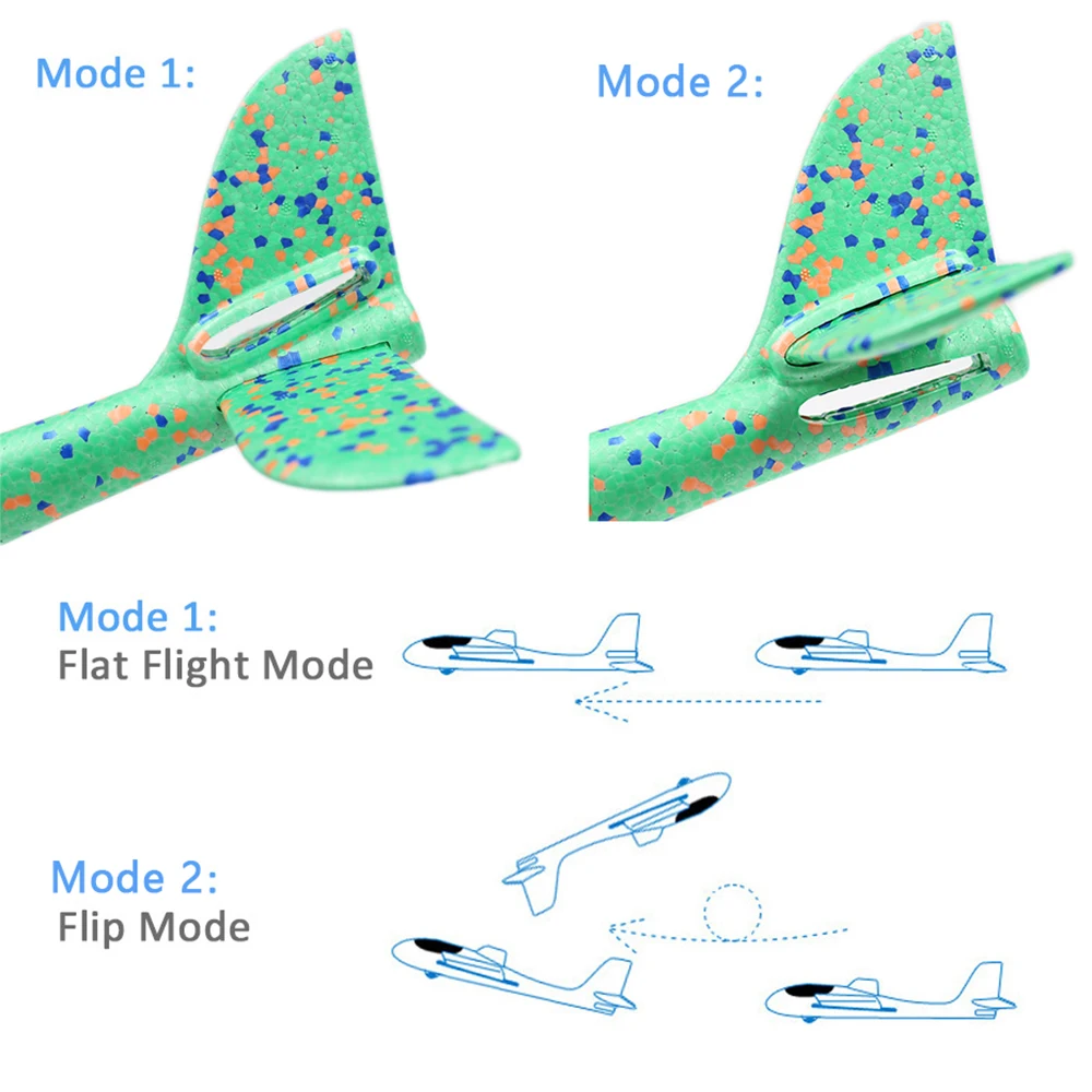 48 см самолет из пеноматериала планер ручной бросок самолет игрушка-планер самолеты EPP Открытый Запуск детские игрушки для детей подарок для мальчиков