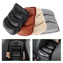 1 шт. универсальный чехол для сиденья автомобиля из мягкой кожи Авто центральный подлокотник консольный ящик подлокотник сиденье защитный коврик