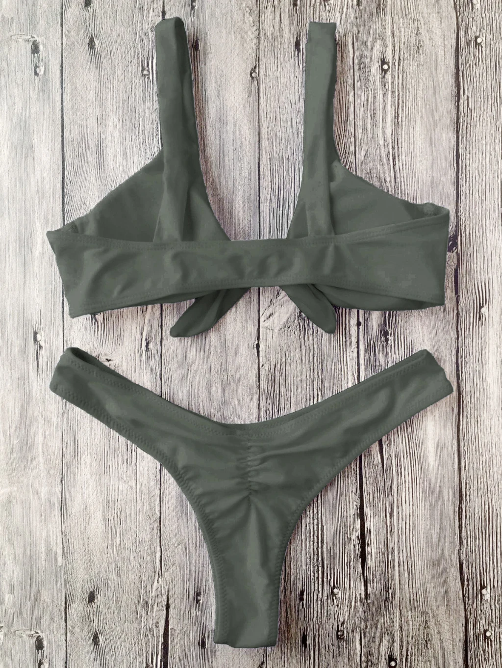 2018 г. Новые пикантные Для женщин купальники краткое сплошной поп лук Push-Up Bra повязки Треугольники Топ бикини купальный костюм
