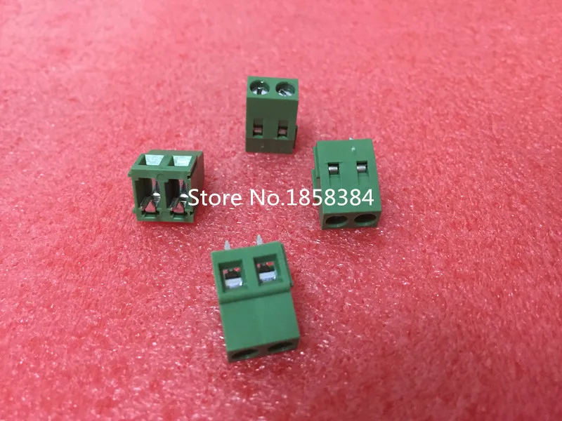 100 шт KF128-5.08-2P KF128 2Pin 5 08 мм прямой контакт PCB винтовой клеммный блок ROHS |
