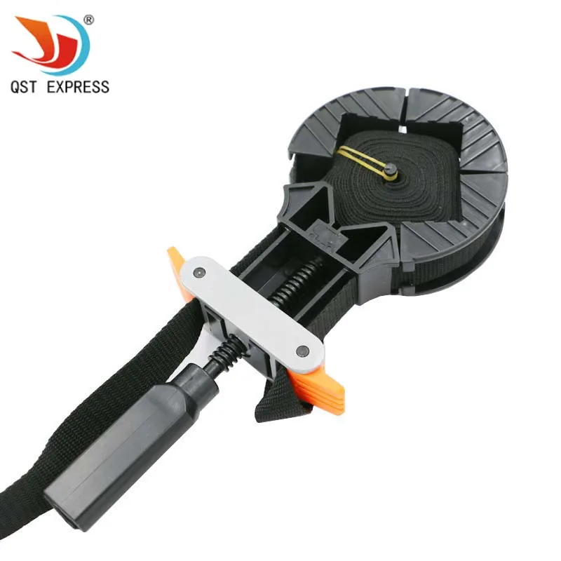 

QSTEXPRESS Multifunction Belt Clamp Woodworking Quick Adjustable Band Clamp Polygonal clip 90 Degrees Hand Tools